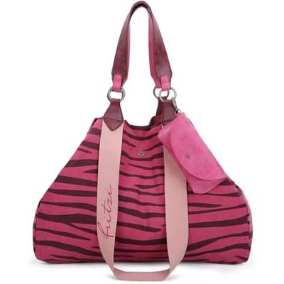 Fritzi aus Preussen Dam Izzy Canvas 0515 Zebra Rosa Shoppers Fritzi aus Preussen Dam Izzy Canvas 0515 Zebra Rosa Shoppers