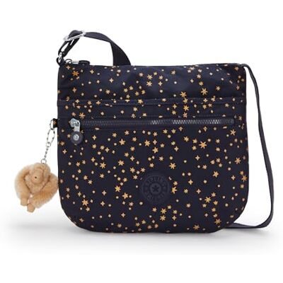 Kipling Arto Medium Crossbody, Sparkled Beige, Beige Kipling Arto Medium Crossbody, Sparkled Beige, Beige