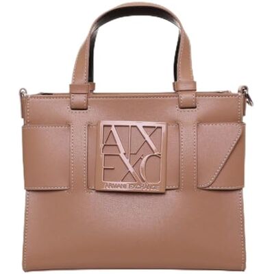 Giorgio Armani kvinnors susy mjuk, Sustainable, on Tone Logo Shopping Bag S, Candied Ginger Giorgio Armani kvinnors susy mjuk, Sustainable, on Tone Logo Shopping Bag S, Candied Ginger