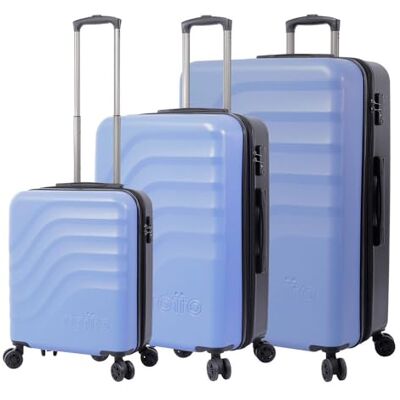 Totto Hårt resväskeset Bazy + Blå färg Tre storlekar av resväskor Expanderbart system TSA-system Polyesterfoder, Blå, 68.5 cm x 49 cm x 29 cm, Travel Totto Hårt resväskeset Bazy + Blå färg Tre storlekar av resväskor Expanderbart system TSA-system Polyesterfoder, Blå, 68.5 cm x 49 cm x 29 cm, Travel