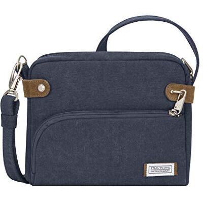 Travelon Stöldskydd arv crossbody resväskor, Indigo, En storlek, Arv, amerikansk, klassisk, modern Travelon Stöldskydd arv crossbody resväskor, Indigo, En storlek, Arv, amerikansk, klassisk, modern