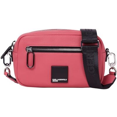 KARL LAGERFELD JEANS , Dam, Box Logo Soft Camera Bag, Rosa, One size KARL LAGERFELD JEANS , Dam, Box Logo Soft Camera Bag, Rosa, One size