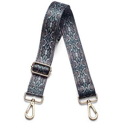 Kolti Ersättningsrem för handväskor, randig, bred, justerbar, 07, 1,5 tum, guldspänne 07, 1,5 tum, guldspänne, Guldspänne 07, 1.5”, Cross-Body väskor Kolti Ersättningsrem för handväskor, randig, bred, justerbar, 07, 1,5 tum, guldspänne 07, 1,5 tum, guldspänne, Guldspänne 07, 1.5”, Cross-Body väskor