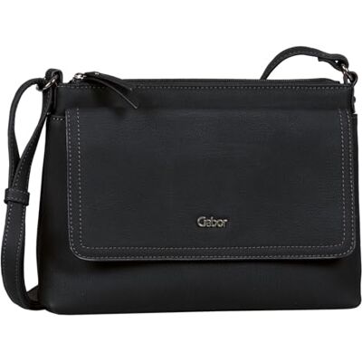 Gabor Dam Dina Crossbody väska, Svart/Vit, 25,5 x 18,5 x 4 centimeter (B x H x L), svart/vit, 25.5x18.5x4 centimeters (W x H x L) Gabor Dam Dina Crossbody väska, Svart/Vit, 25,5 x 18,5 x 4 centimeter (B x H x L), svart/vit, 25.5x18.5x4 centimeters (W x H x L)