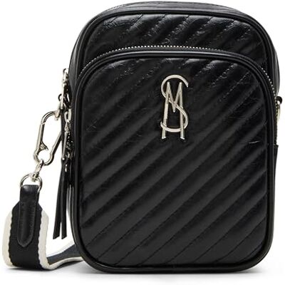 Steve Madden dam Drakeeq quiltad crossbody, svart, en storlek, Svart, en storlek Steve Madden dam Drakeeq quiltad crossbody, svart, en storlek, Svart, en storlek