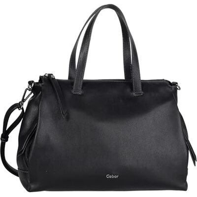 Gabor bags Jenny dam shopper axelväska dragkedja medium, svart, Medium, modern Gabor bags Jenny dam shopper axelväska dragkedja medium, svart, Medium, modern