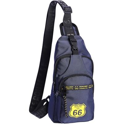 Route 66 Axelväskor herr axelväska för män herrväskor axelväska för män bröstväska herr crossbody-väska herr axelväska för män, Marinblå, Estándar Route 66 Axelväskor herr axelväska för män herrväskor axelväska för män bröstväska herr crossbody-väska herr axelväska för män, Marinblå, Estándar