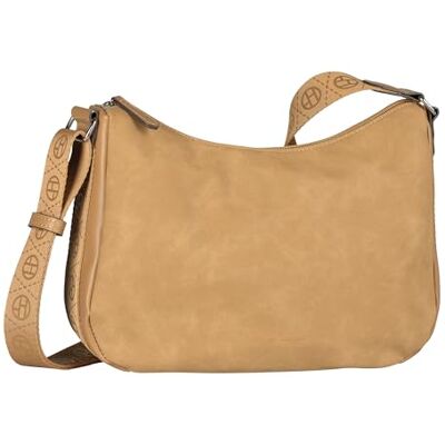 TOM TAILOR Yara dam hobo-väska axelväska liten, BRUN, Small TOM TAILOR Yara dam hobo-väska axelväska liten, BRUN, Small