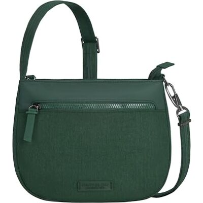 Travelon Unisex Metro stöldsäker sadel Crossbody, skogsljung, Skog ljung Travelon Unisex Metro stöldsäker sadel Crossbody, skogsljung, Skog ljung