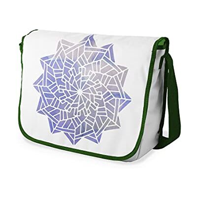 Bonamaison Le Jardin du Lin digital tryckt budbärare skolväskor med kaki rem för flickor och pojkar, tillbaka till skolan, kurirväskor för studenter, axelväskor, storlek: 29 x 36 cm, Mångfärgad, Messenger Bonamaison Le Jardin du Lin digital tryckt budbärare skolväskor med kaki rem för flickor och pojkar, tillbaka till skolan, kurirväskor för studenter, axelväskor, storlek: 29 x 36 cm, Mångfärgad, Messenger