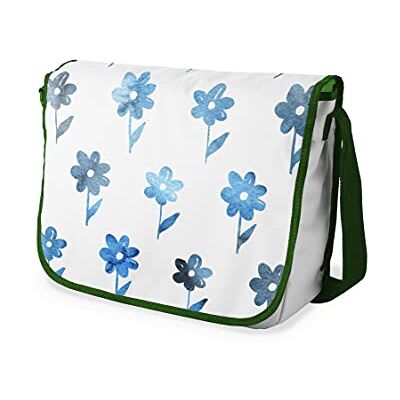Bonamaison Digitalt tryckt messenger-skolväska med kaki rem för studenter, axelremsväska, kurirväska, axelväska för skolan, skolskolstarten, storlek: 29 x 36 cm, flerfärgad, Messenger skolväska Bonamaison Digitalt tryckt messenger-skolväska med kaki rem för studenter, axelremsväska, kurirväska, axelväska för skolan, skolskolstarten, storlek: 29 x 36 cm, flerfärgad, Messenger skolväska