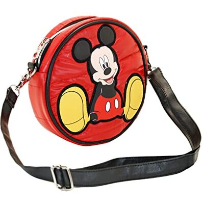 Disney Mickey Mouse Shoes-Väska Rund Padding, Röd, 18.5 x 18.5 cm, Röd, Talla única, Padding Shoes Round Bag Disney Mickey Mouse Shoes-Väska Rund Padding, Röd, 18.5 x 18.5 cm, Röd, Talla única, Padding Shoes Round Bag