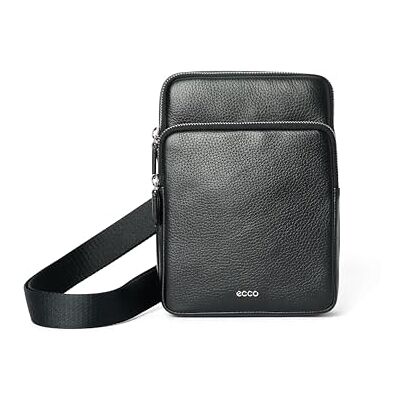 ECCO kvinnors North South ficka Crossbody Crossbody, Svart, S, Minimal ECCO kvinnors North South ficka Crossbody Crossbody, Svart, S, Minimal