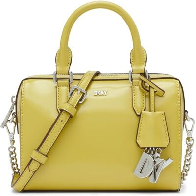 DKNY Damen liten duffelväska handväska, Citrin, en storlek DKNY Damen liten duffelväska handväska, Citrin, en storlek