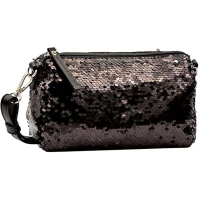 TOM TAILOR Denim sterling dam axelväska crossbody bag liten, svart, Small TOM TAILOR Denim sterling dam axelväska crossbody bag liten, svart, Small