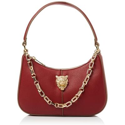 PLEIN SPORTS dam HOBO ZOE FW 24 handväska, merlot, Merlot PLEIN SPORTS dam HOBO ZOE FW 24 handväska, merlot, Merlot
