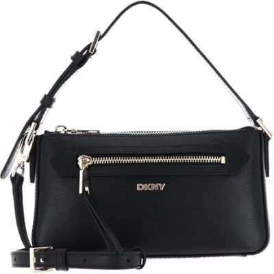 DKNY kvinnors Bryant AVE TZ Demi Crossbody handväska, BLK/Guld, Blå/guld DKNY kvinnors Bryant AVE TZ Demi Crossbody handväska, BLK/Guld, Blå/guld