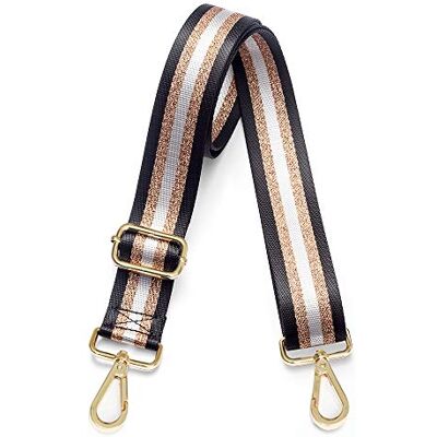 Kolti Handväska rem ersättning crossbody handväska rand bred justerbar, Guldspänne-30, 1.5 inch width Kolti Handväska rem ersättning crossbody handväska rand bred justerbar, Guldspänne-30, 1.5 inch width