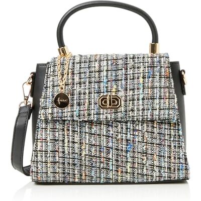 FENIA Damväska med handtag shoppingväska, Svart flerfärgad, Einheitsgröße FENIA Damväska med handtag shoppingväska, Svart flerfärgad, Einheitsgröße
