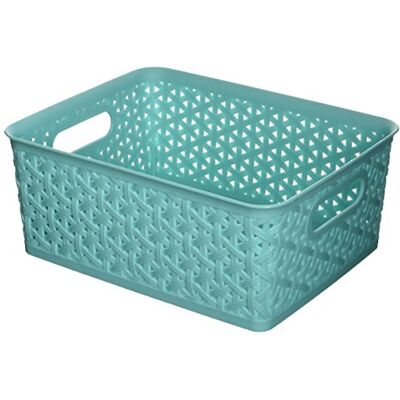 Whitmor Harts Tote, Polyresin, Turkos, S Whitmor Harts Tote, Polyresin, Turkos, S