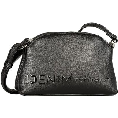 TOM TAILOR Denim Zephyra dam axelväska crossbody bag liten, svart, Small TOM TAILOR Denim Zephyra dam axelväska crossbody bag liten, svart, Small