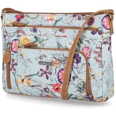 MultiSac kvinnors Summerville East West Crossbody väska cross-body, Chambray Wien blommig, Chambray Wien blommig MultiSac kvinnors Summerville East West Crossbody väska cross-body, Chambray Wien blommig, Chambray Wien blommig