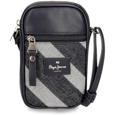 Pepe Jeans Celine Axelväska Axelväska Blå 11 x 17,5 x 2,5 cm Polyester med Konstläderdetaljer av Joumma Bags, Blå, Axelväska Pepe Jeans Celine Axelväska Axelväska Blå 11 x 17,5 x 2,5 cm Polyester med Konstläderdetaljer av Joumma Bags, Blå, Axelväska