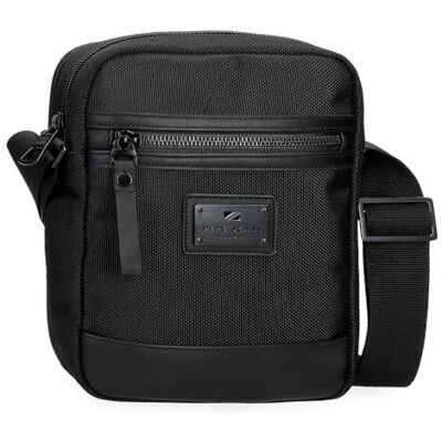 Pepe Jeans Blackmore Medium Svart Axelväska 17 x 22 x 7,5 cm Polyester med Konstläderdetaljer 1,16 L av Joumma Bags, svart, Talla única, medium axelväska Pepe Jeans Blackmore Medium Svart Axelväska 17 x 22 x 7,5 cm Polyester med Konstläderdetaljer 1,16 L av Joumma Bags, svart, Talla única, medium axelväska