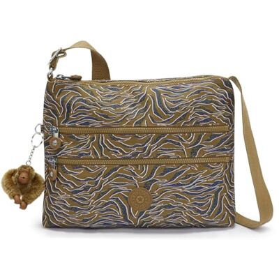 Kipling Alvar, Medium Crossbody, 4.5 x 80 x 38 cm, Undersea Leaves, Grön Kipling Alvar, Medium Crossbody, 4.5 x 80 x 38 cm, Undersea Leaves, Grön