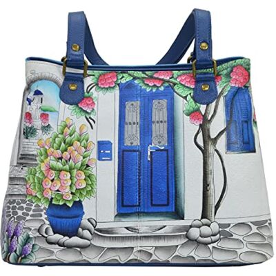 Anna by Anuschka Satchel axelväska – äkta läder, magiskt grekland, en storlek Anna by Anuschka Satchel axelväska – äkta läder, magiskt grekland, en storlek