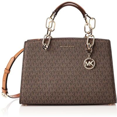 Michael Kors Cynthia skolväska för kvinnor, Brn/Acorn, One Size Michael Kors Cynthia skolväska för kvinnor, Brn/Acorn, One Size