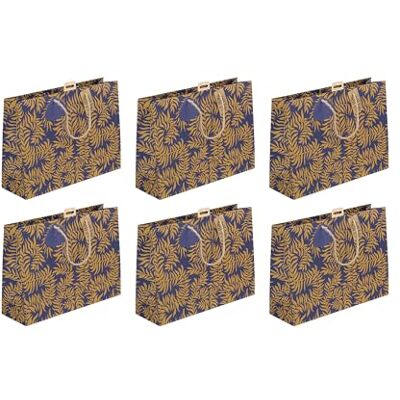 Clairefontaine Eurowrap 223925-6C Liwa, kraft, sac shopping 37,3x11,8x27,5 cm PAQ DE 6 Clairefontaine Eurowrap 223925-6C Liwa, kraft, sac shopping 37,3x11,8x27,5 cm PAQ DE 6