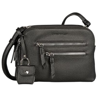 TOM TAILOR Winona dam axelväska crossbody bag liten, svart, Small TOM TAILOR Winona dam axelväska crossbody bag liten, svart, Small