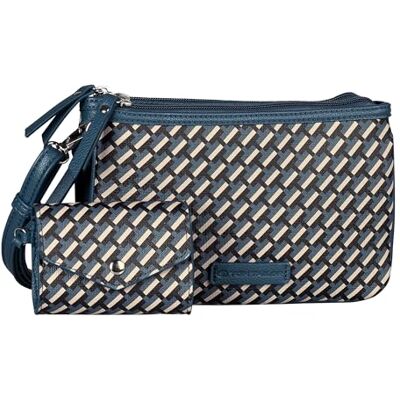 TOM TAILOR Xenia dam axelväska crossbody bag liten, blå, Small TOM TAILOR Xenia dam axelväska crossbody bag liten, blå, Small