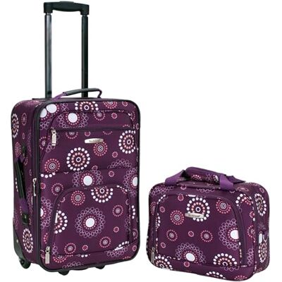 Rockland Fashion Softside upprätt bagageset, Lila pärla, En storlek, Mode mjuk sida upprätt bagage set Rockland Fashion Softside upprätt bagageset, Lila pärla, En storlek, Mode mjuk sida upprätt bagage set