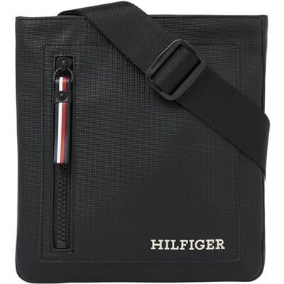 Tommy Hilfiger Herr TH Pique Mini Crossover, Svart, One Size, Svart, one size Tommy Hilfiger Herr TH Pique Mini Crossover, Svart, One Size, Svart, one size