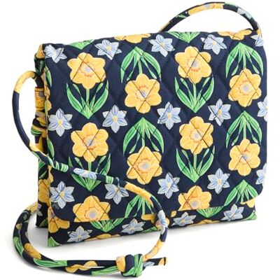 Vera Bradley kvinnors premium bomull Baird hipster crossbody-väska, påskliljor, Påskliljor Vera Bradley kvinnors premium bomull Baird hipster crossbody-väska, påskliljor, Påskliljor