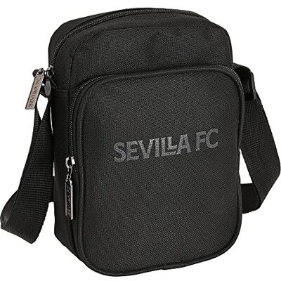 safta Unisex barn axelväska med ytterficka från Sevilla FC Teen, 160 x 60 x 220 mm, svart, Estándar, svart, Estándar safta Unisex barn axelväska med ytterficka från Sevilla FC Teen, 160 x 60 x 220 mm, svart, Estándar, svart, Estándar