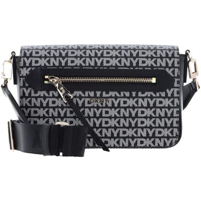 DKNY Kvinnors Bryant Ave Top Zip Dome Crossbody, svart logotyp svart, en storlek, Svart logotyp svart DKNY Kvinnors Bryant Ave Top Zip Dome Crossbody, svart logotyp svart, en storlek, Svart logotyp svart