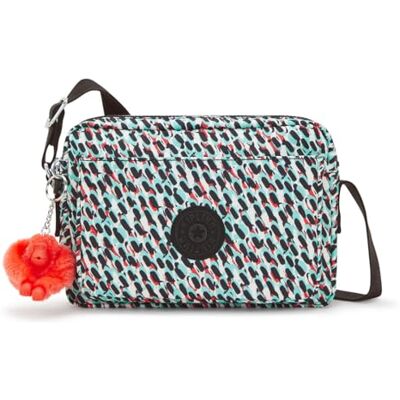 Kipling ABANU M Medium crossbody, Abstract Print (Vit) Kipling ABANU M Medium crossbody, Abstract Print (Vit)