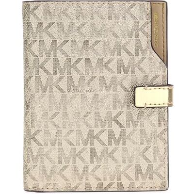 Michael Kors PASSPORT WLLT W/LUGG TAG PAL Guld Michael Kors PASSPORT WLLT W/LUGG TAG PAL Guld