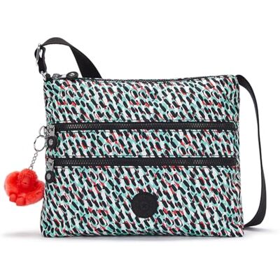 Kipling ALVAR Medium crossbody, Abstract Print (Vit) Kipling ALVAR Medium crossbody, Abstract Print (Vit)