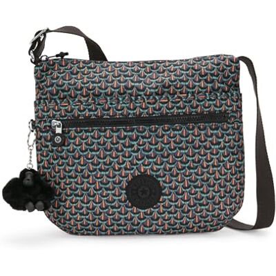 Kipling Arto Medium Crossbody, Sparkled Beige, Beige Kipling Arto Medium Crossbody, Sparkled Beige, Beige