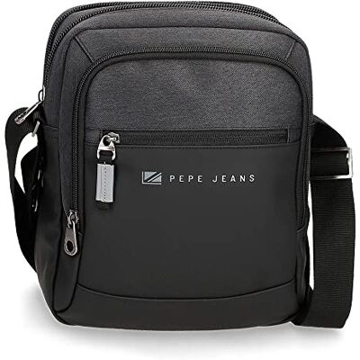 Pepe Jeans Jarvis handväska, svart, Einheitsgröße, Stor kurirväska Pepe Jeans Jarvis handväska, svart, Einheitsgröße, Stor kurirväska