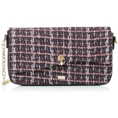 NAEMI Damkvällsväska clutch, Rosa flerfärgad, Einheitsgröße NAEMI Damkvällsväska clutch, Rosa flerfärgad, Einheitsgröße