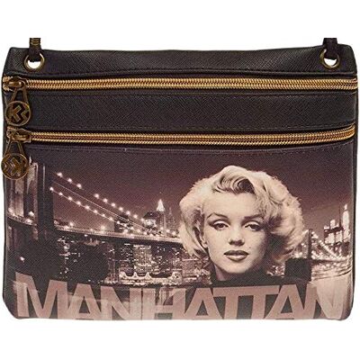 KARACTERMANIA Marilyn Monroe Manhattan-Action Mini Horisontell axelväska KARACTERMANIA Marilyn Monroe Manhattan-Action Mini Horisontell axelväska