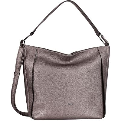 Gabor bags Brianne dam hobo Bag axelväska medelstor, silver, Medium Gabor bags Brianne dam hobo Bag axelväska medelstor, silver, Medium