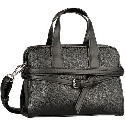 TOM TAILOR Freya dam shopper axelväska dragkedja liten, svart, Small, Klassisk TOM TAILOR Freya dam shopper axelväska dragkedja liten, svart, Small, Klassisk