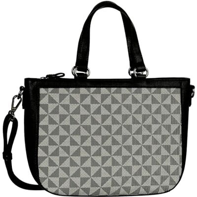 Gabor Meribags dam shopper, axelväska, dragkedja, medelstor, svart, svart, Medium, modern Gabor Meribags dam shopper, axelväska, dragkedja, medelstor, svart, svart, Medium, modern