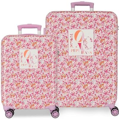 Pepe Jeans Sandra skolryggsäck, rosa, justerbara remmar för bekväm användning, olika fack, av Joumma Bags, Rosa, 55 cm x 38 cm x 20 cm / 68 cm x 48 cm x 26 cm, Resväskeset Pepe Jeans Sandra skolryggsäck, rosa, justerbara remmar för bekväm användning, olika fack, av Joumma Bags, Rosa, 55 cm x 38 cm x 20 cm / 68 cm x 48 cm x 26 cm, Resväskeset